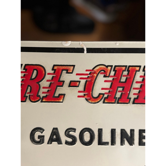 Texaco Fire Chief Gasoline Sign, One Size, Red and White made in USA - Picture 3 of 6